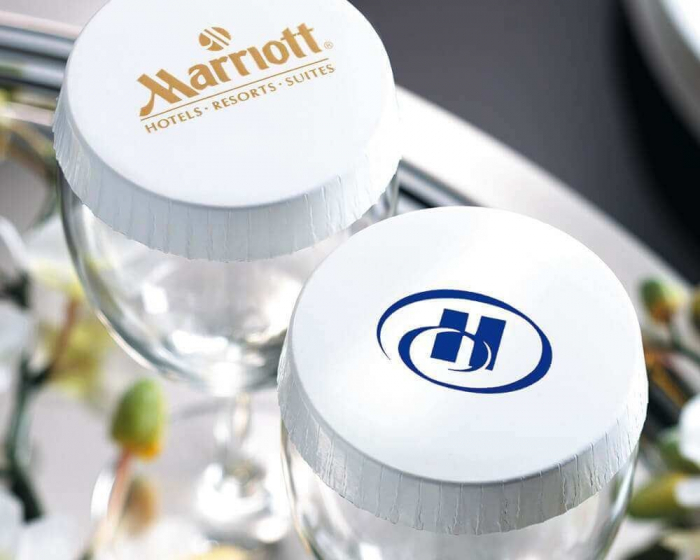 Matt karton pohárfedő / fehér / 69 mm / 200 db [2]