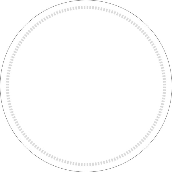 Papír poháralátét, fehér, Ø 9 cm / 250 db [6]