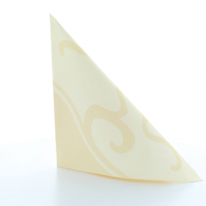 Ünnepi asztali szalvéták, Linclass – Flair (Krém) / 40 × 40 cm / 50 db   [2]