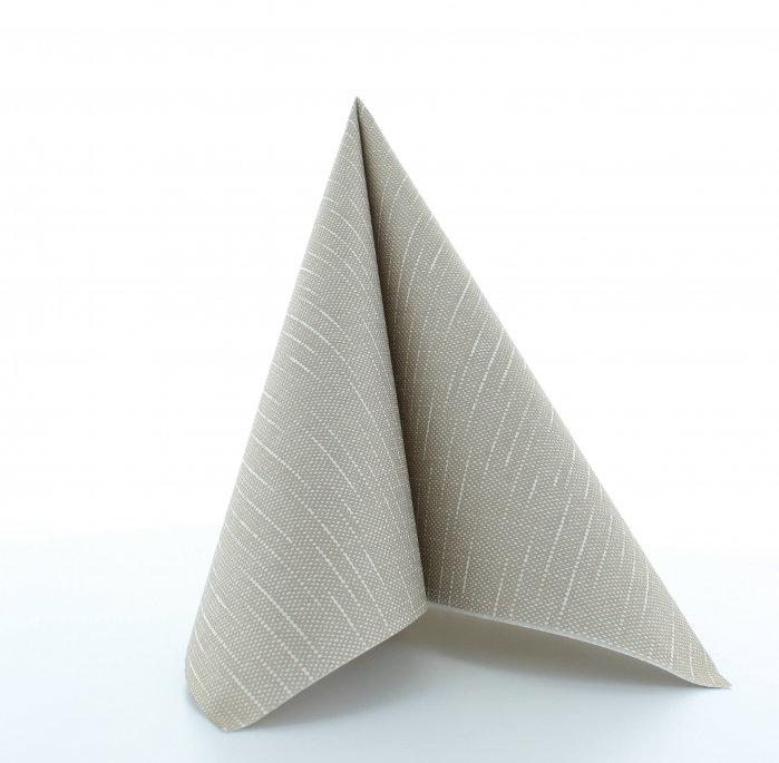 Ünnepi szalvéták, Linclass – Stockholm (szürke) / 40 × 40 cm / 50 db   [4]