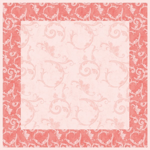 Asztalterítő, Linclass Romantic (púderrózsaszín) / 80 × 80 cm / 1 db [2]