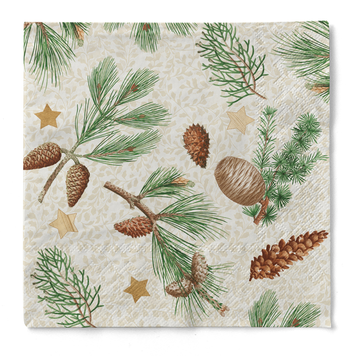 Karacsonyi 3 retegu tissue szalvetak - Niklas / 33 × 33 cm / 100 db [2]