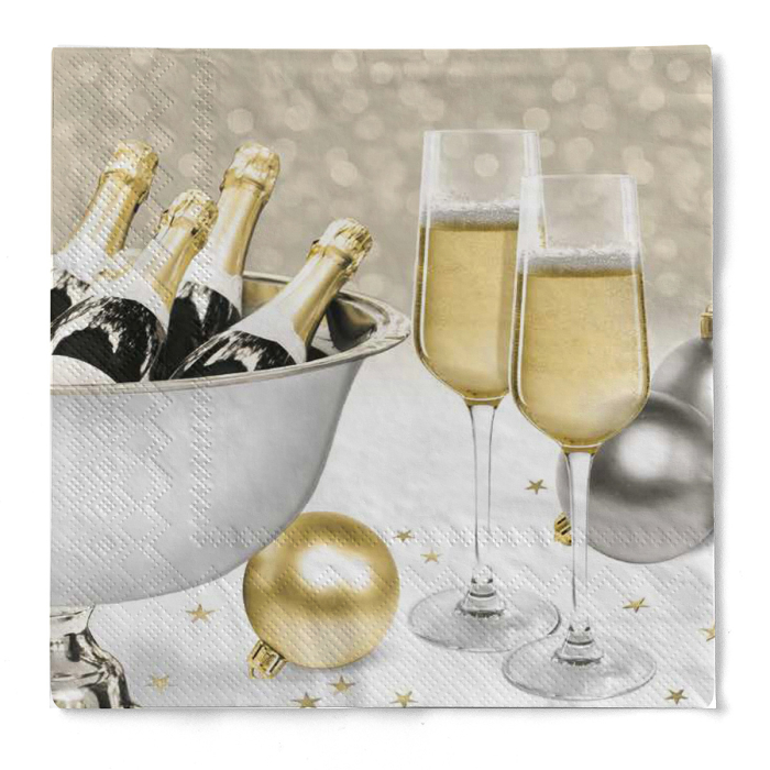 Karacsonyi 3 retegu tissue szalvetak - Secco / 33 × 33 cm / 100 db [2]