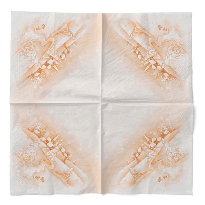 Karacsonyi 3 retegu tissue szalvetak - Silence / 40 × 40 cm / 100 db [3]