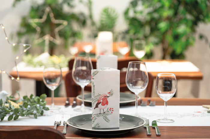 Karacsonyi asztalfuto Linclass - Devin grun / zold / 40 × 24 cm / 1 db [2]