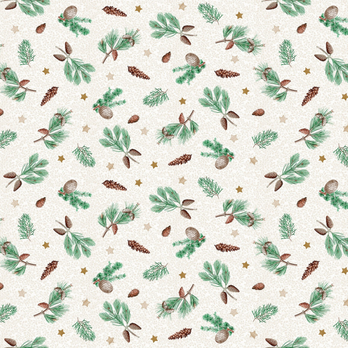 Karacsonyi asztalterito Linclass - Pinea / 80 × 80 cm / 20 db [2]