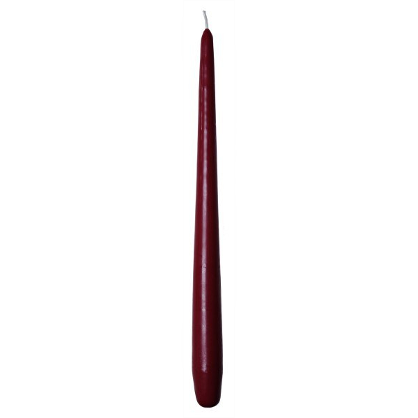 Lumanare sfesnic conica, bordo, Ø 2,2 cm x inaltime 28 cm, durata de ardere 10 ore [3]