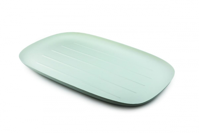 Platouri catering biodegradabile din pulpa de trestie de zahar, 550 x 360 x h25 mm, 5 db [2]