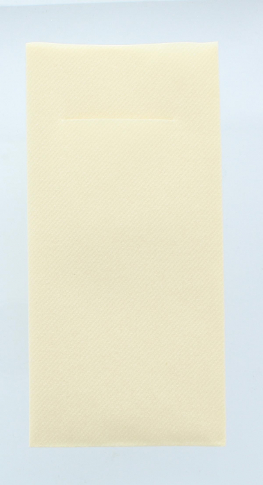 Evőeszköztartó szalvéta – Linclass Világos – Krém / 40 × 40 cm / 75 db [2]