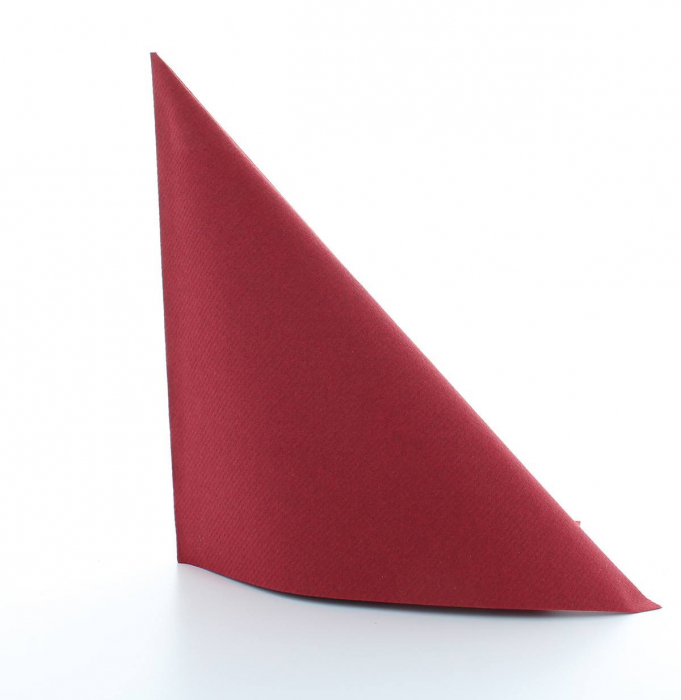 Ünnepi asztali szalvéta, Linclass – Bordeaux (bordó/viola) / 40 × 40 cm / 25 db [2]