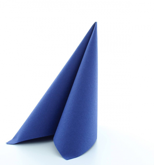 Ünnepi asztali szalvéta, Linclass – Royal Blau (királykék) / 40 × 40 cm / 25 db [4]