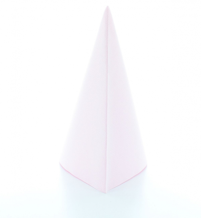 Ünnepi asztali szalvéta, Linclass – Pasztell rózsaszín / 40 × 40 cm / 12 db [3]