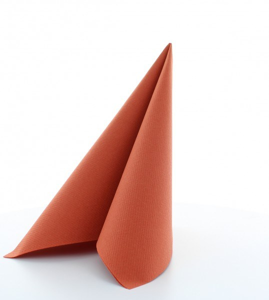 Szalvéták asztali ünnepi Linclass Terracotta (Caramiziu) / 40 x 40 cm / 50 db [5]