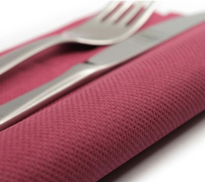 Ünnepi asztali szalvéták, Softpoint – Fekete, hajtogatás 1/8 / 40 × 40 cm / 50 db [2]