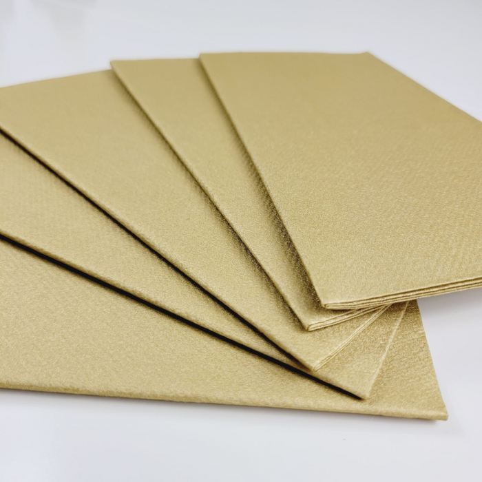 Linclass ultra prémium szalvéták, arany, 40 × 40 cm, hajtogatás 1/8, 12 db [8]