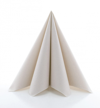 Szalvéták asztali ünnepi Linclass – Pebble Stone (pasztell bézs) / 40 × 40 cm / 50 db [3]