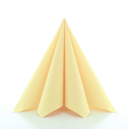 Szalvéták asztali ünnepi Linclass – Sahara (világos krém) / 40 × 40 cm / 50 db [5]