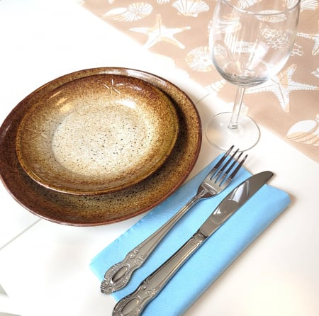 Szalvéták asztali ünnepi Linclass – Világoskék (Babakék) / 40 × 40 cm / 50 db [8]