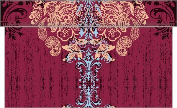 Asztali futó/alátét, Linclass Ellen (bordó) / 40 cm × 4,8 m / 1 tekercs [5]