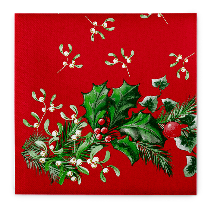 Unnepi Linclass asztali szalvetak Szilveszterre/Ujevre - Elise / 40 × 40 cm / 50 db [2]