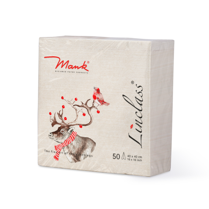 Unnepi Linclass asztali szalvetak Szilveszterre/Ujevre - Knut / 40 × 40 cm / 50 db [3]