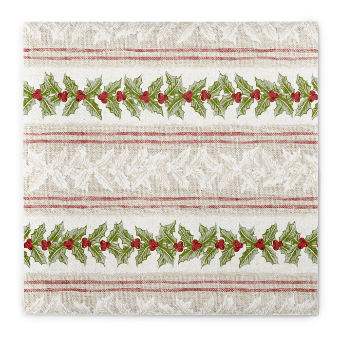 Unnepi Linclass asztali szalvetak Szilveszterre/Ujevre - Magda / 40 × 40 cm / 50 db [2]