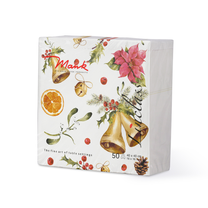 Unnepi Linclass asztali szalvetak Szilveszterre/Ujevre - Marianne / 40 × 40 cm / 50 db [3]