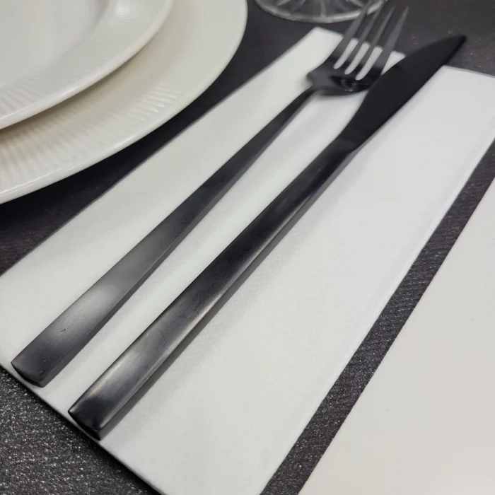 BAX Linclass prémium szalvéta, fehér, 40 × 40 cm, hajtogatás 1/8, 864 db [2]