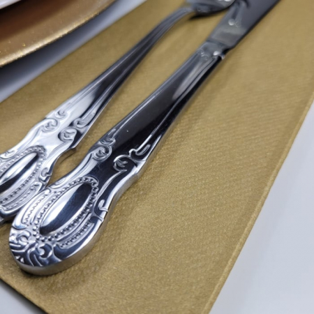 BAX Linclass prémium szalvéta, arany, 40 × 40 cm, hajtogatás 1/8, 864 db [3]