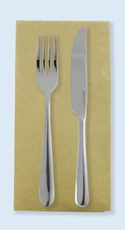 BAX Linclass prémium szalvéta, arany, 40 × 40 cm, hajtogatás 1/8, 864 db [4]