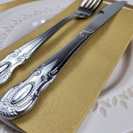 BAX Linclass prémium szalvéta, arany, 40 × 40 cm, hajtogatás 1/8, 864 db [2]