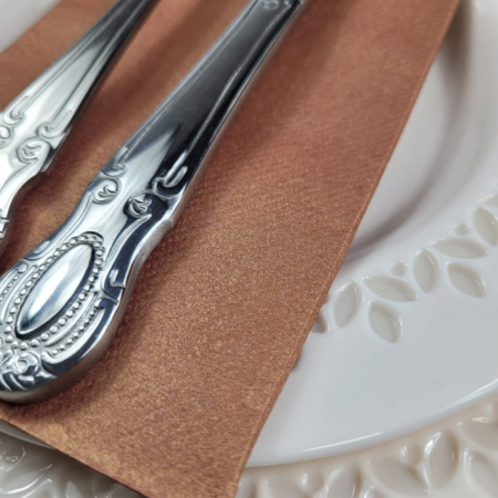 BAX Linclass prémium szalvéta, bronz, 40 × 40 cm, hajtogatás 1/8, 864 db [2]