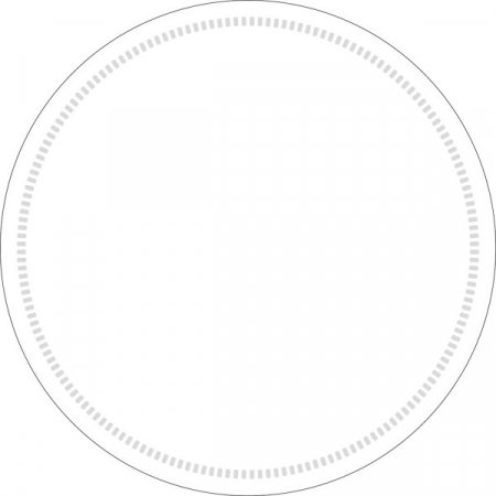 Papír poháralátét, fehér, Ø 9 cm / 250 db [5]