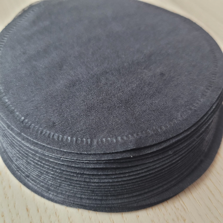 FEDŐK, POHARALÁTÉTEK ÉS ELŐKÉK - Papír poháralátét, fekete, Ø 9 cm / 250 db