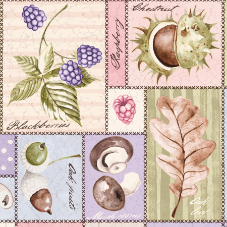 ÜNNEPI SZALVÉTÁK – VINTAGE - Ünnepi asztali szalvéták, Linclass – Jerry / 40 × 40 cm / 50 db  