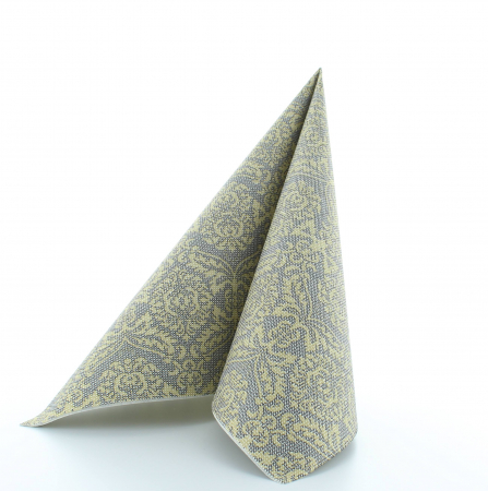 Ünnepi asztali szalvéták Linclass – Soren (díszgömbök bordó háttéren) / 40 × 40 cm / 50 db [2]