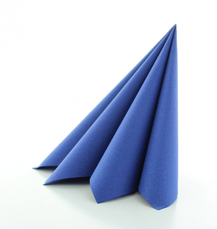 Ünnepi asztali szalvéták Linclass – Királykék (sötétkék árnyalat) / 40 × 40 cm / 50 db [1]