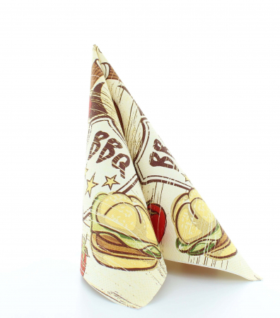 ÜNNEPI ASZTALI SZALVÉTÁK - Ünnepi asztali szalvéták Linclass – Ezüst / 40 × 40 cm / 50 db