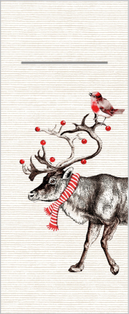 Karacsonyi zsebes szalvetak – Rendelesre - Evszakos evokesz tartos zsebes szalvetak Karacsonyra/Szilveszterre - Knut / 40 × 40 cm / 75 db