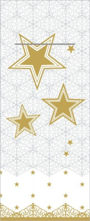 Karacsonyi zsebes szalvetak – Rendelesre - Evszakos evokesz tartos zsebes szalvetak Karacsonyra/Szilveszterre - Vivien / 40 × 40 cm / 75 db