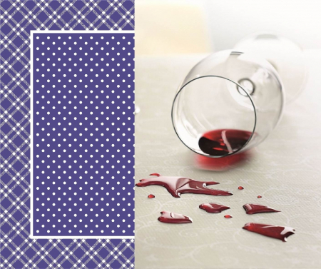 ASZTALTERÍTŐK - Asztalterítő Linclass Antonia (Égkék) / 80 × 80 cm / 1 db