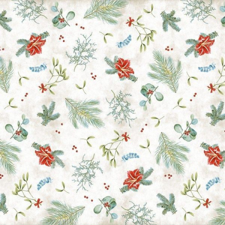 ASZTALTERÍTŐK - Karacsonyi asztalterito Linclass - Amaryllis / 80 × 80 cm / 20 db