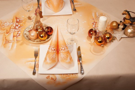 ASZTALTERÍTŐK - Karacsonyi asztalterito Linclass - Silence / 80 × 80 cm / 15 db