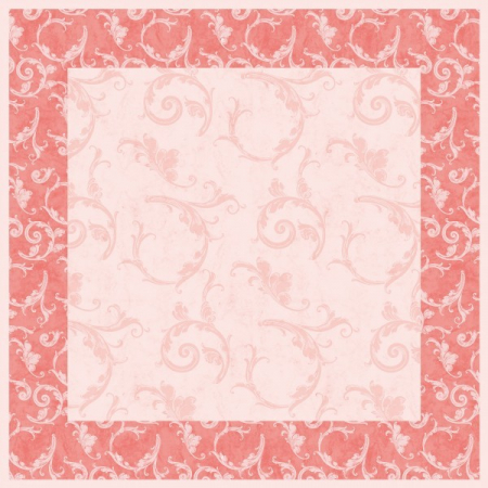 Asztalterítő, Linclass Romantic (púderrózsaszín) / 80 × 80 cm / 1 db [1]