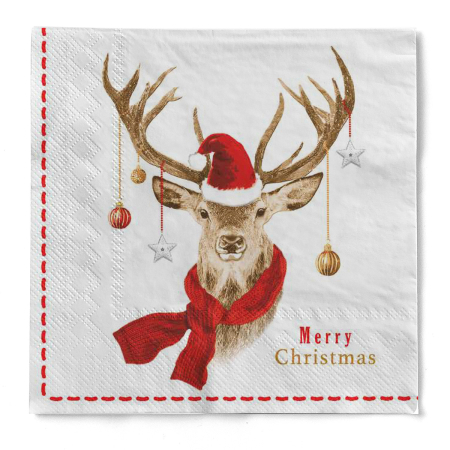 Karacsonyi 3 retegu tissue szalvetak - Janosch / 33 × 33 cm / 100 db [1]