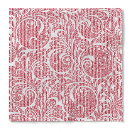 Karacsonyi 3 retegu tissue szalvetak - Jordan weiss-bordeaux / feher-bordó / 33 × 33 cm / 100 db [1]