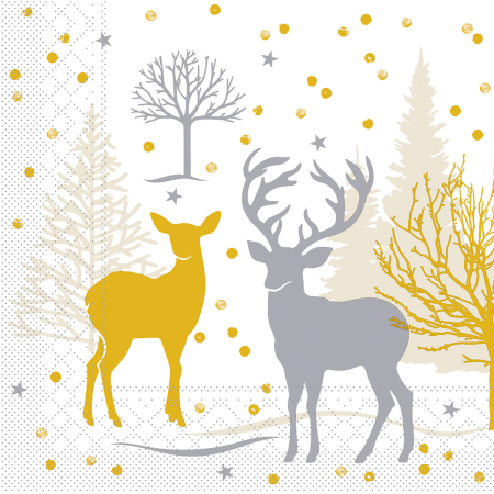 Karacsonyi tissue szalvetak 33 x 33 – Rendelesre - Karacsonyi 3 retegu tissue szalvetak - Josia / 33 × 33 cm / 100 db