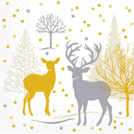 Karacsonyi tissue szalvetak 40 x 40 – Rendelesre - Karacsonyi 3 retegu tissue szalvetak - Josia / 40 × 40 cm / 100 db