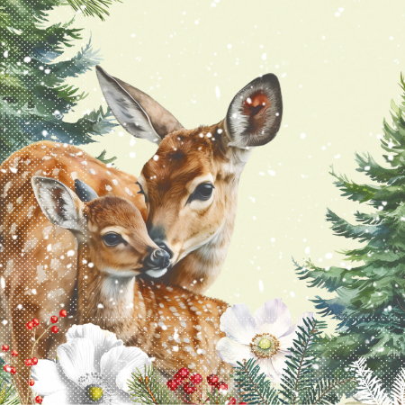 Karacsonyi tissue szalvetak 40 x 40 – Rendelesre - Karacsonyi 3 retegu tissue szalvetak - Kemi / 40 × 40 cm / 100 db