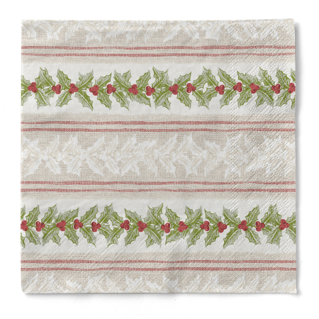 Karacsonyi 3 retegu tissue szalvetak - Liroy / 33 × 33 cm / 100 db [1]